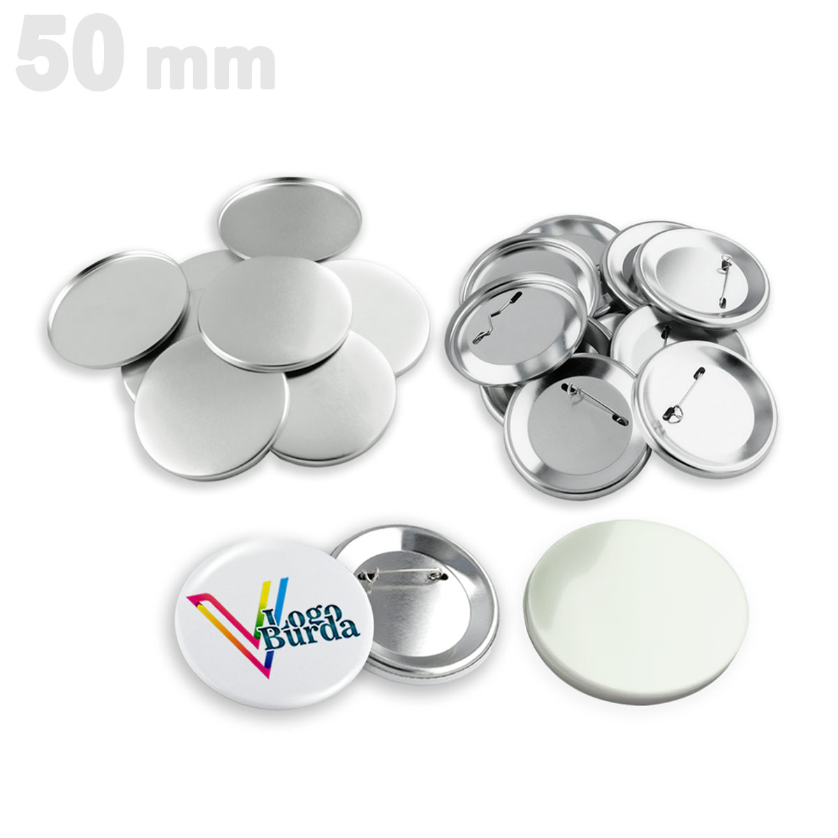 50mm Buton Rozet SARF