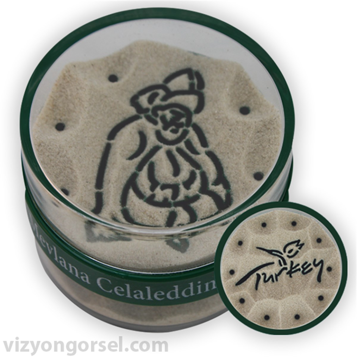Mevlana & TürbeMagnet Açacaklar | Buton Rozet | Kumdan | Kinetik Kum | Vizyon>TurizmMevlana & Türbe