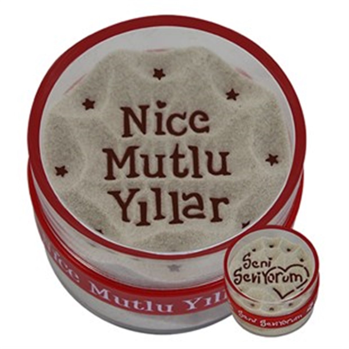 Nice Mutlu Yıllar & Seni SeviyorumMagnet Açacaklar | Buton Rozet | Kumdan | Kinetik Kum | Vizyon>SevgiNice Mutlu Yıllar & Seni Seviyorum