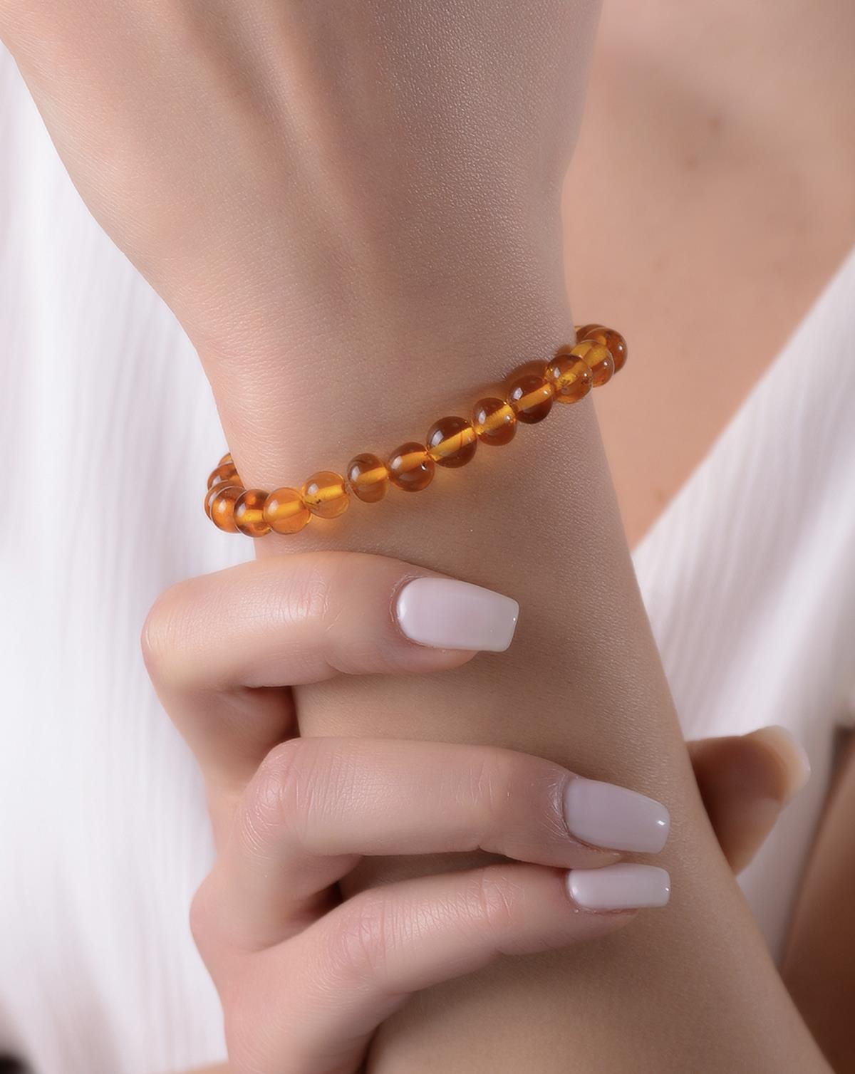 Bal Kehribar Anne Bileklik