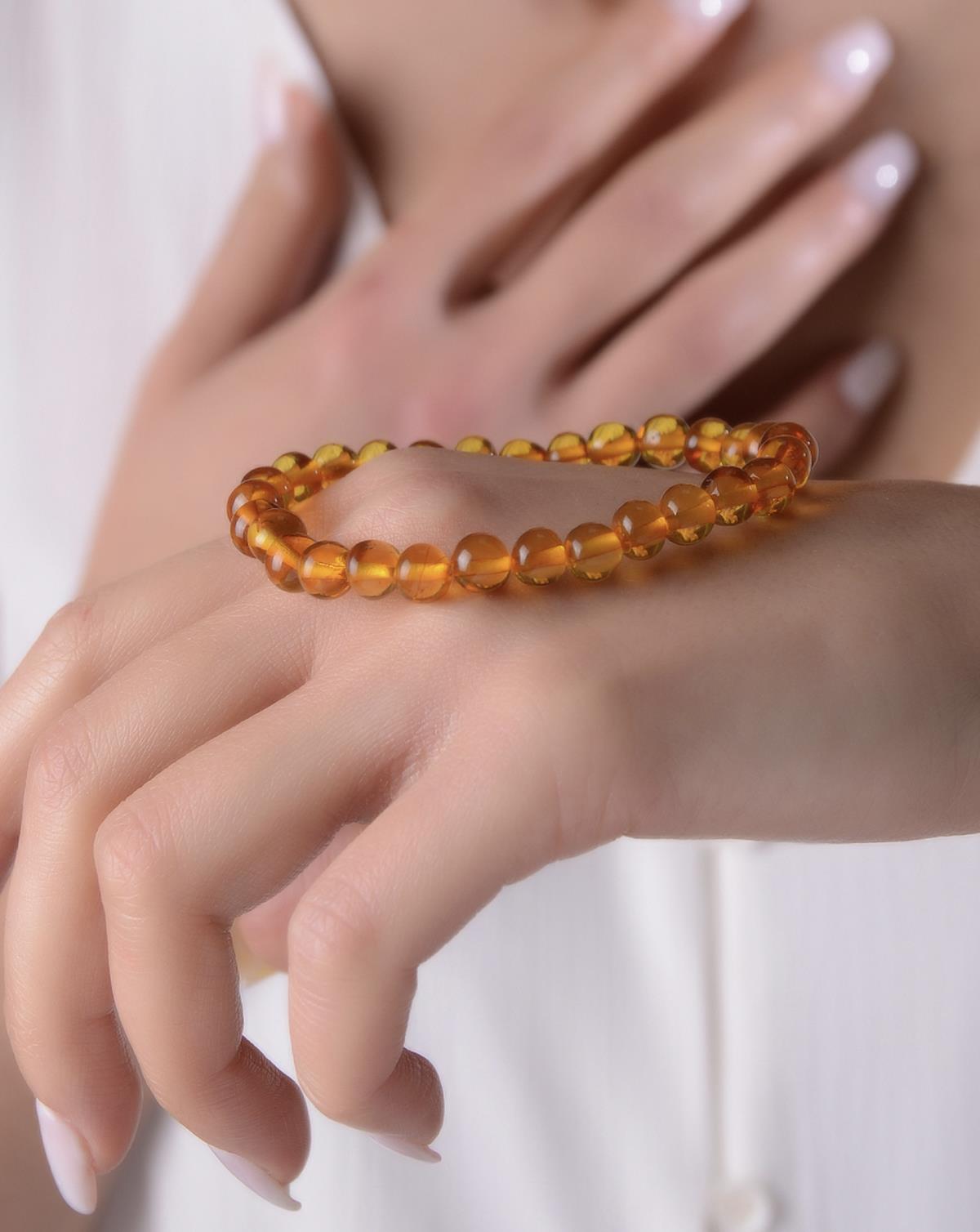 Bal Kehribar Anne Bileklik