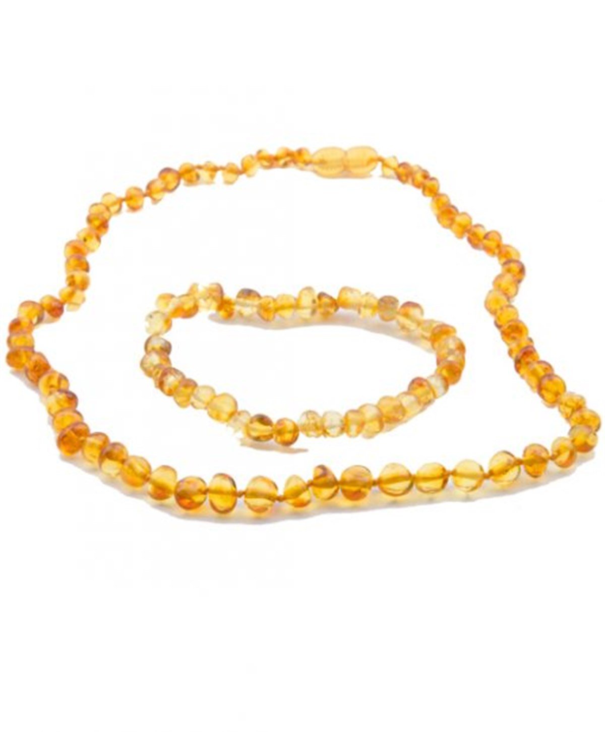 Bal Rengi Kehribar Anne Kolyesi ve Bileklik Seti