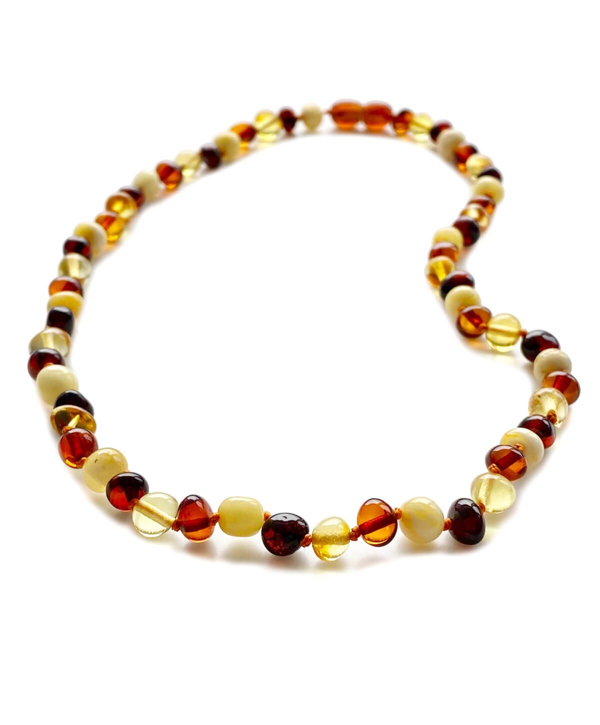 Çok Renkli Baba Kehribar Kolye