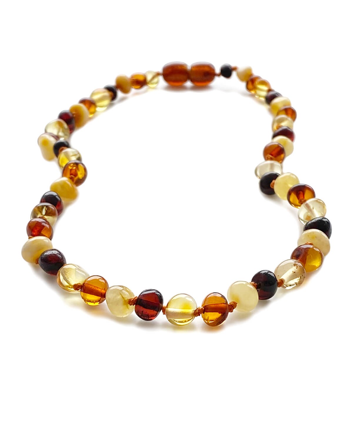 Çok Renkli Kehribar Kolye