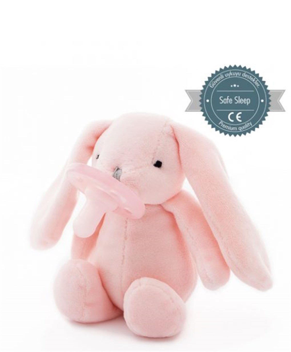 Emzikli Uyku Arkadaşı (Hijyen Kapaklı) – Pembe Tavşan