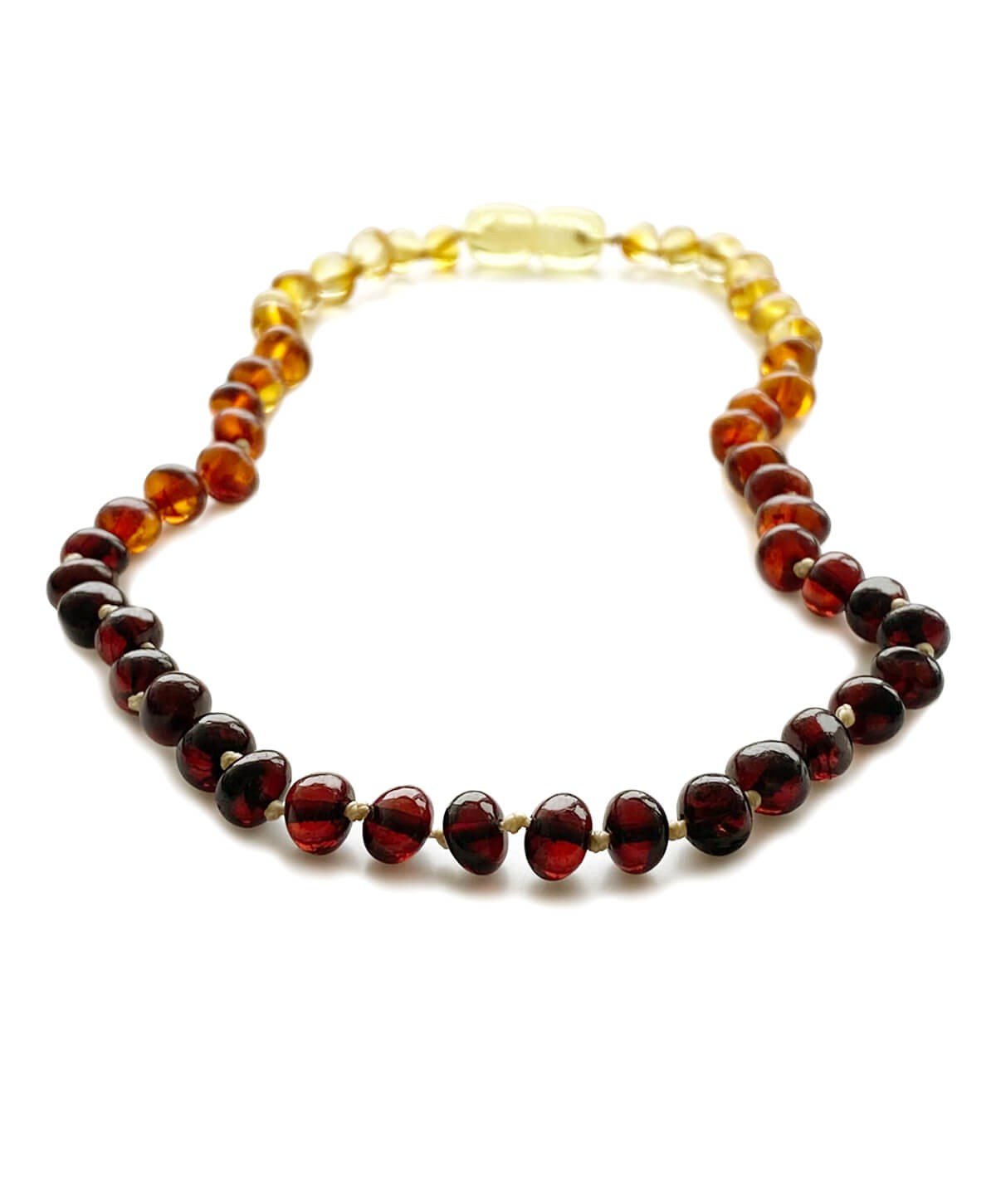 Gökkuşağı Rengi Kehribar Kolye