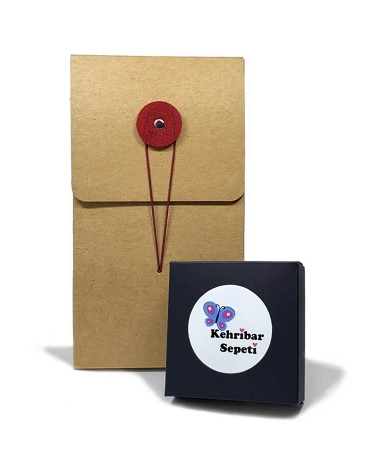 İnci Akumarin Taşlı Kalpli Karamel Rengi Kehribar Bileklik