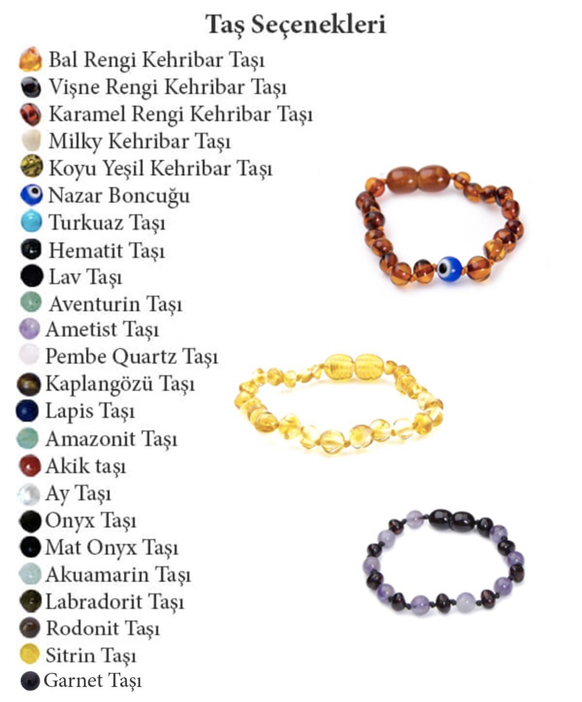 Kehribar Bilekliğini Kendin Tasarla