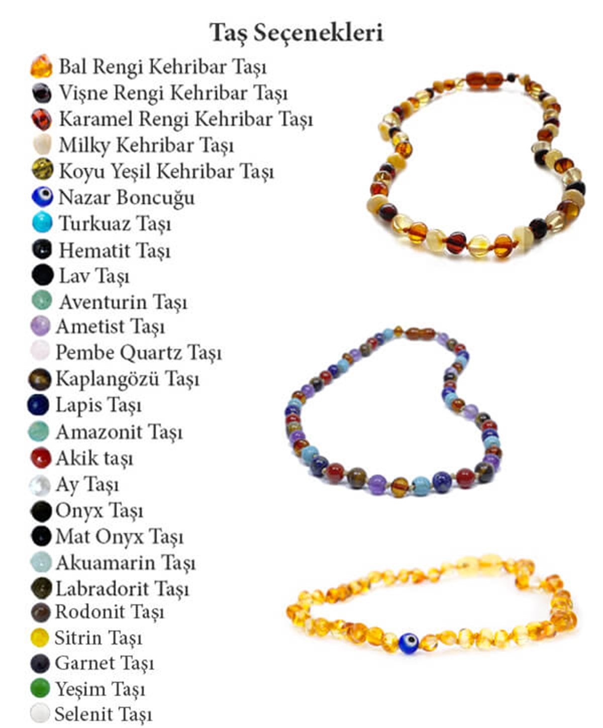 Kehribar Kolyeni Kendin Tasarla Çocuk