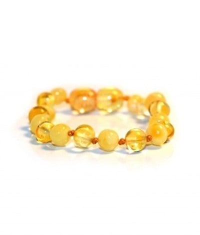 Milky Limon Rengi Kehribar Bileklik