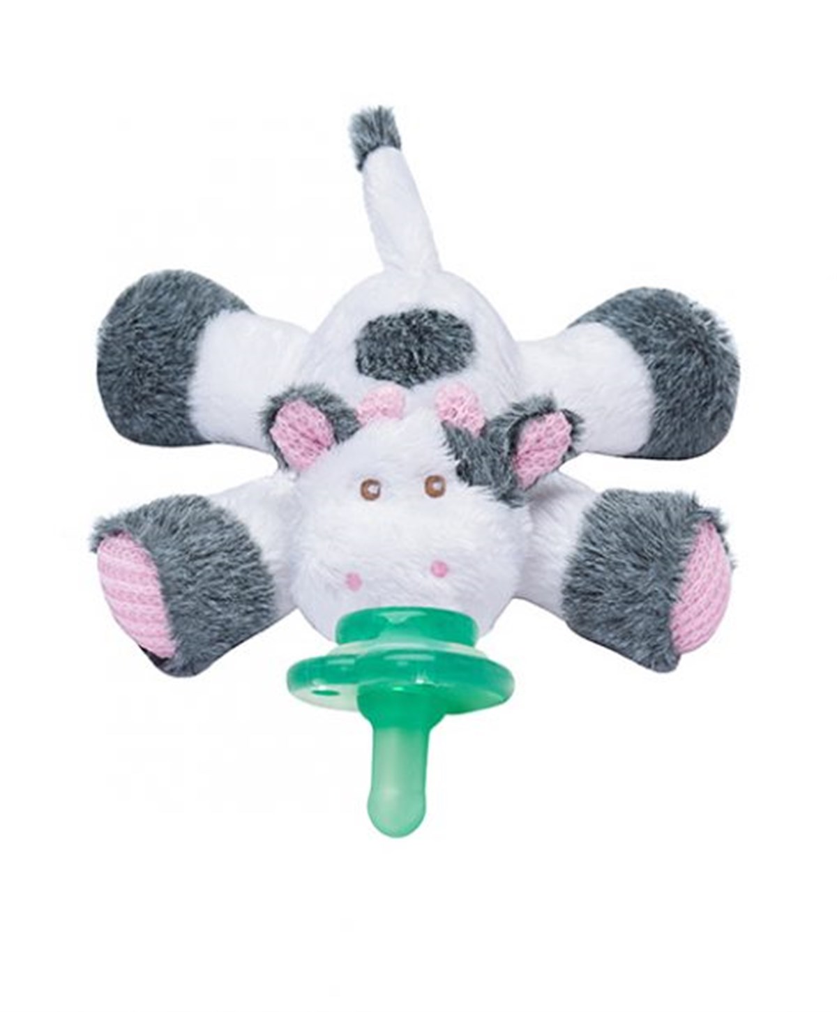 Nookums Çıkarılabilir Emzikli Uyku Dostu – Cutsie İnek (Buddies)