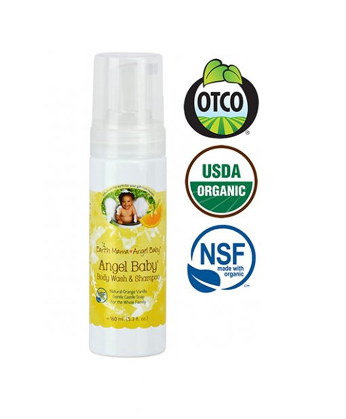 Organik Angel Baby Body Wash & Shampoo – Bebek Saç & Vücut Şampuanı