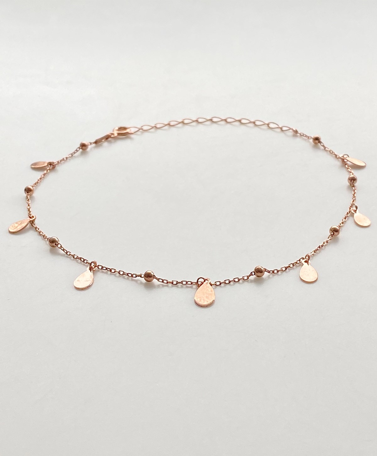 Oval Pul Top Detaylı Gümüş Halhal