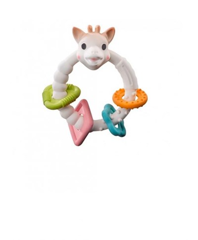 Sophie The Giraffe So Pure Coloring Renkli Halka Diş Kaşıyıcı