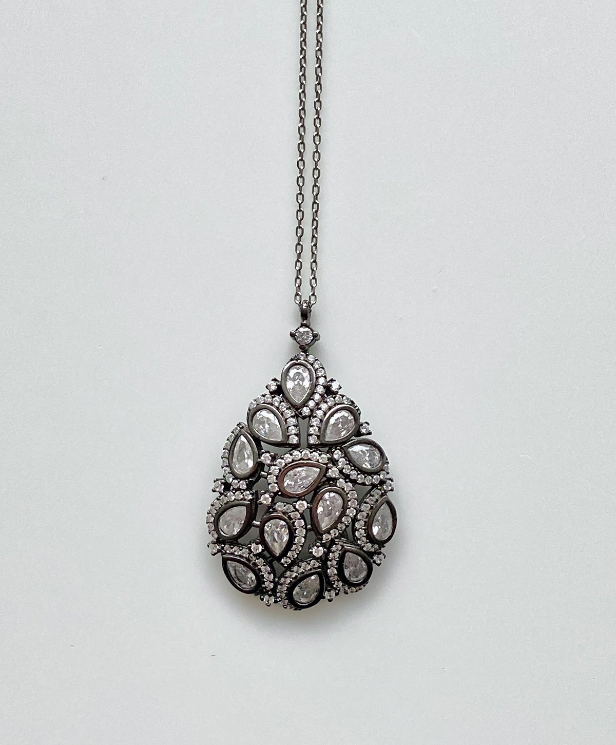 Taşlı Gümüş Kolye
