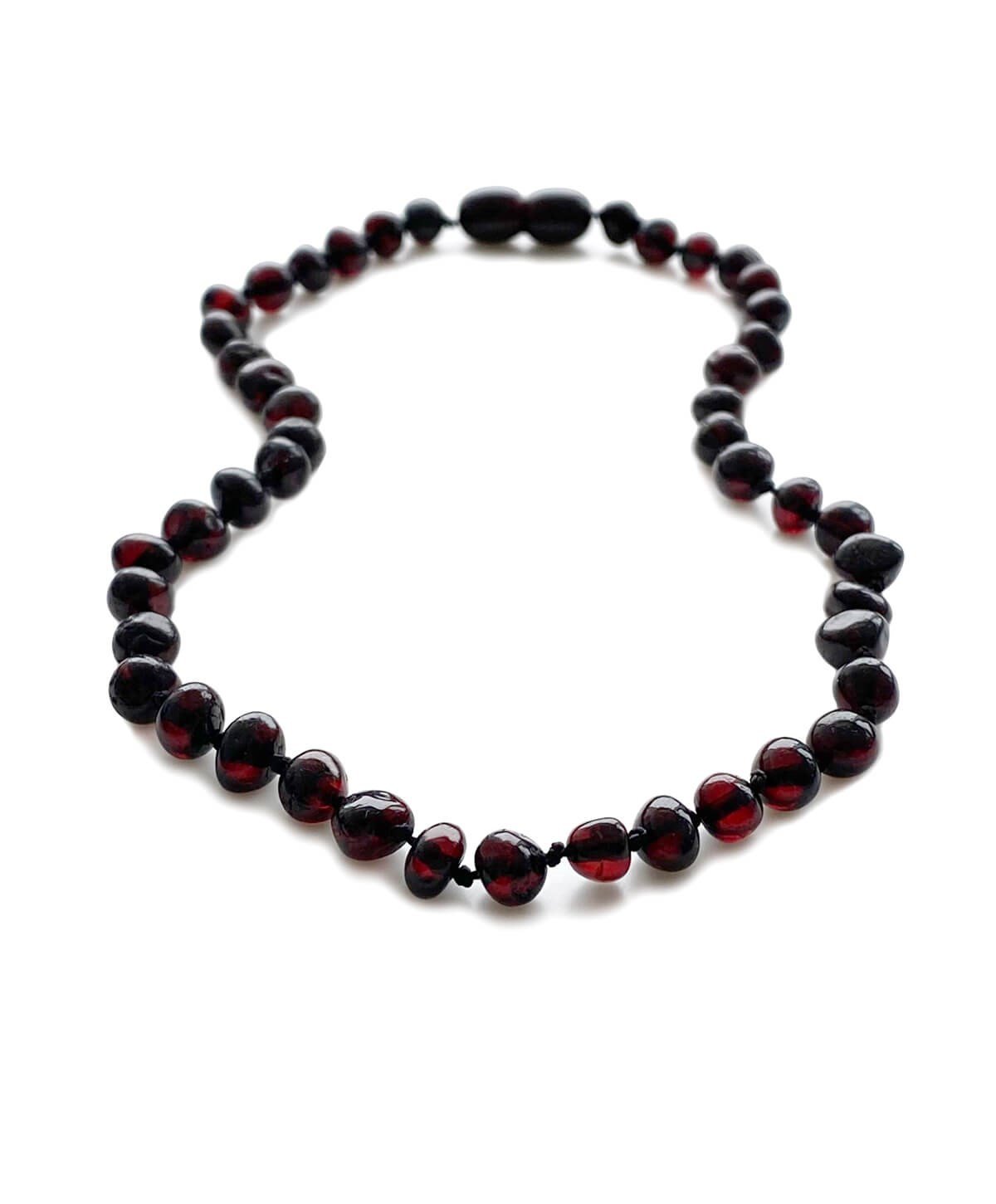 Vişne Rengi Kehribar Kolye