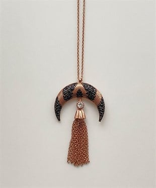 Ay Yıldız Gümüş Kolye