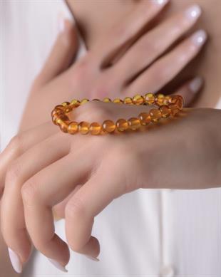 Bal Kehribar Anne Bileklik