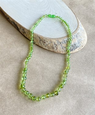 Yeşil Kehribar Kolye