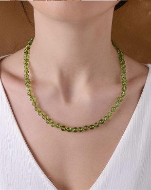 Yeşil Kehribar Kolye