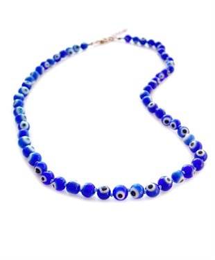 Nazar Boncuk Gümüş Kolye