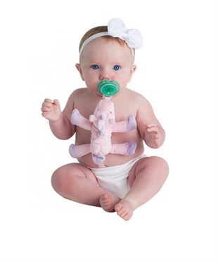 Nookums Çıkarılabilir Emzikli Uyku Dostu – Unity Tek Boynuzlu At (Shakies)