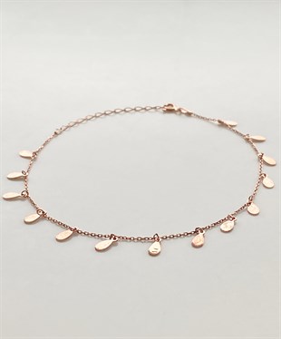 Oval Pul Gümüş Halhal