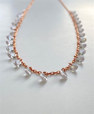 Taşlı Gümüş Kolye