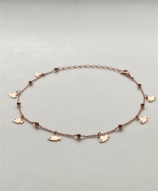 Top Detaylı Balık Gümüş Halhal