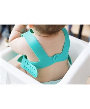 Yeşil Silikon Mama Önlüğü