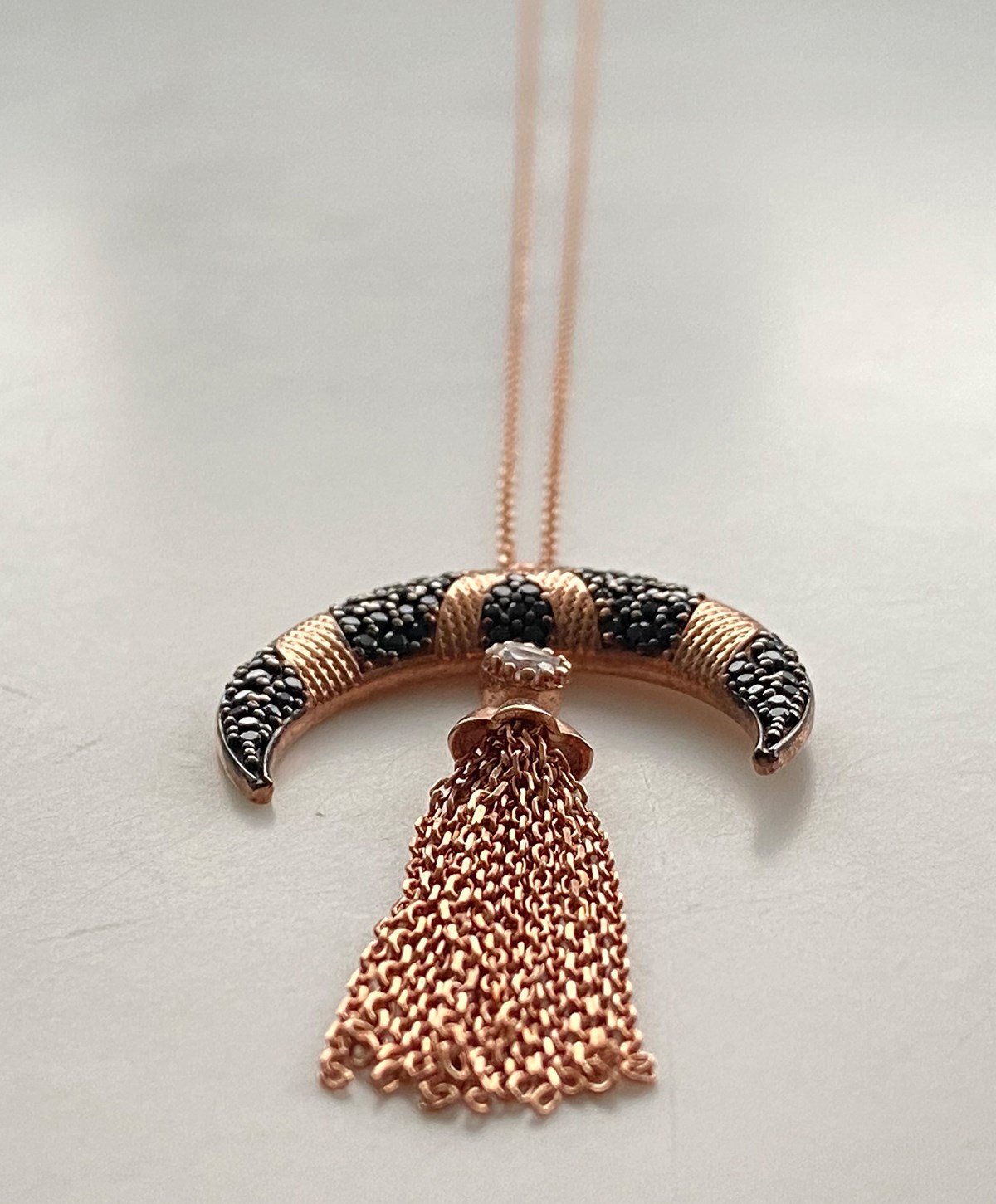 Ay Yıldız Gümüş Kolye