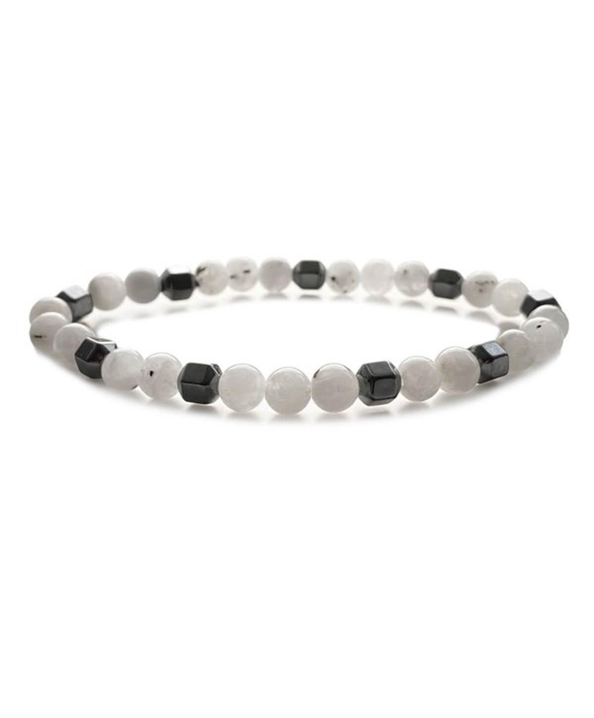 Hematit Ay Taşlı Doğal Taş Bileklik