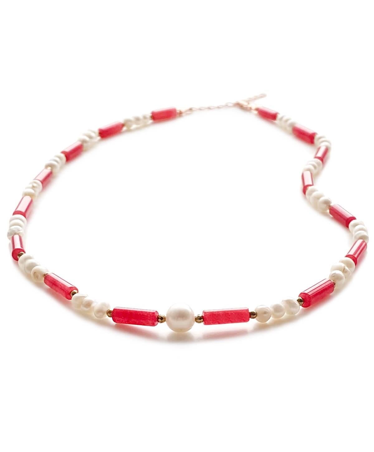 İnci Quartz Taşlı Doğal Taş Kolye