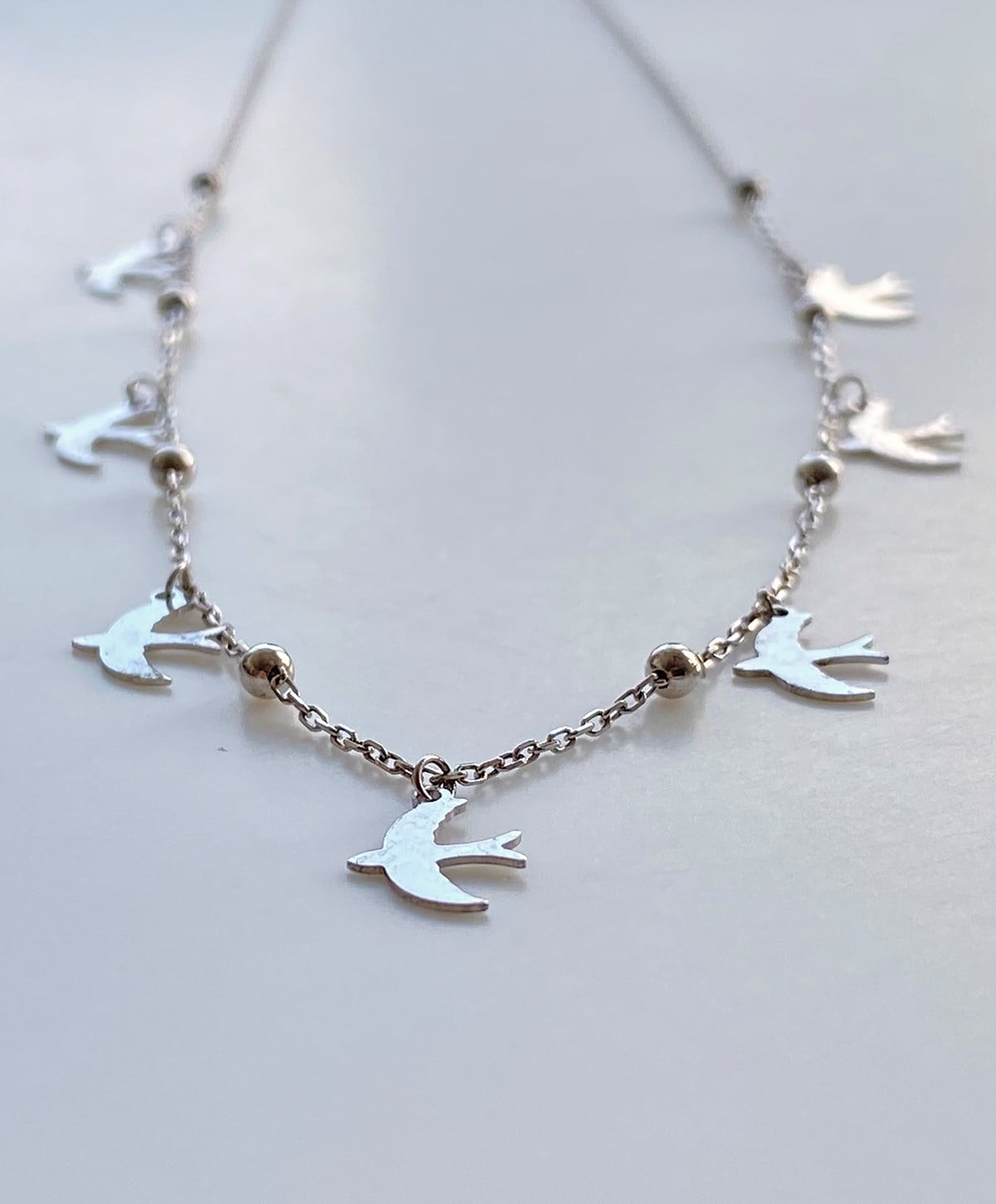 Kırlangıç Gümüş Kolye