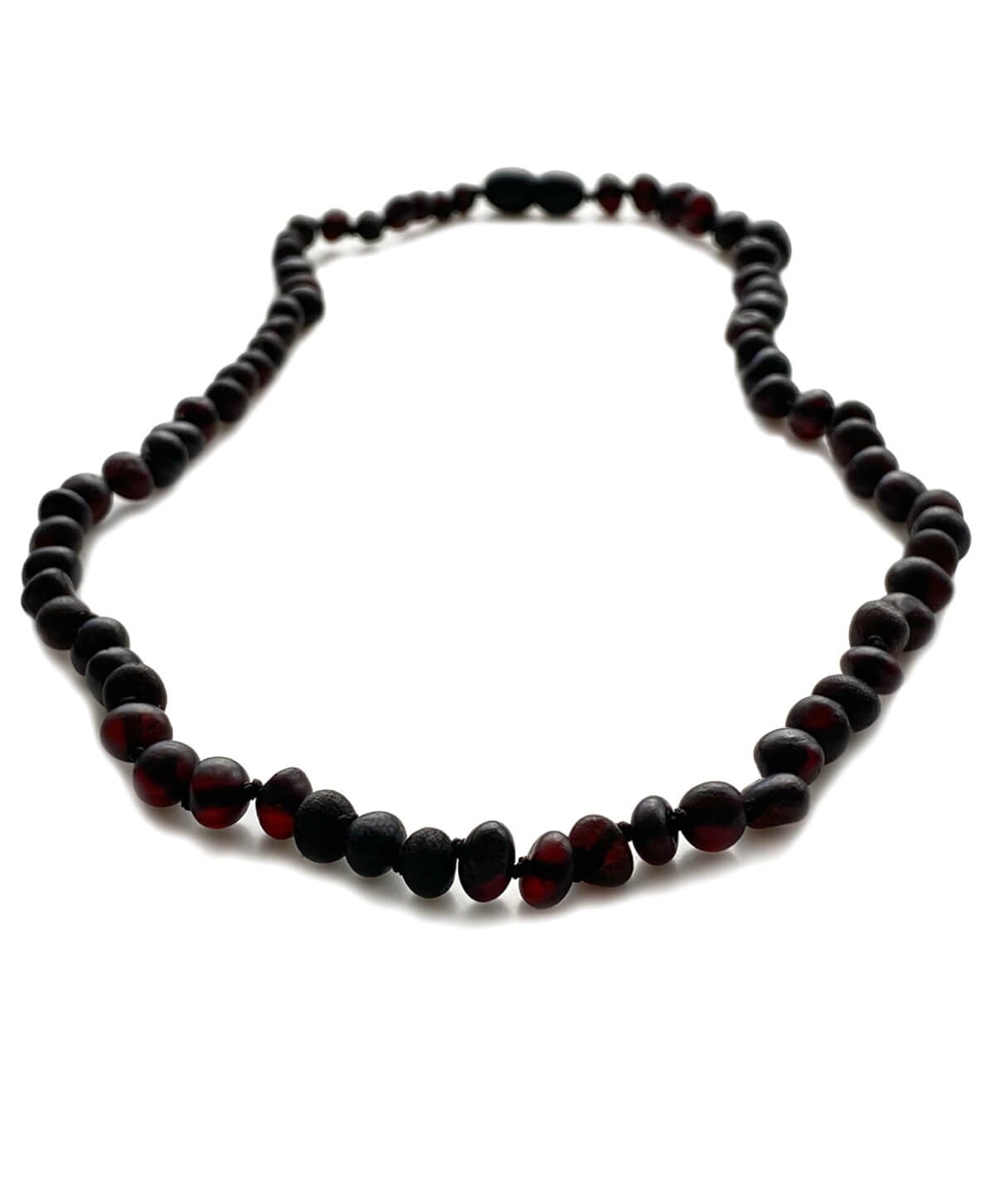 Mat Vişne Baba Kehribar Kolye