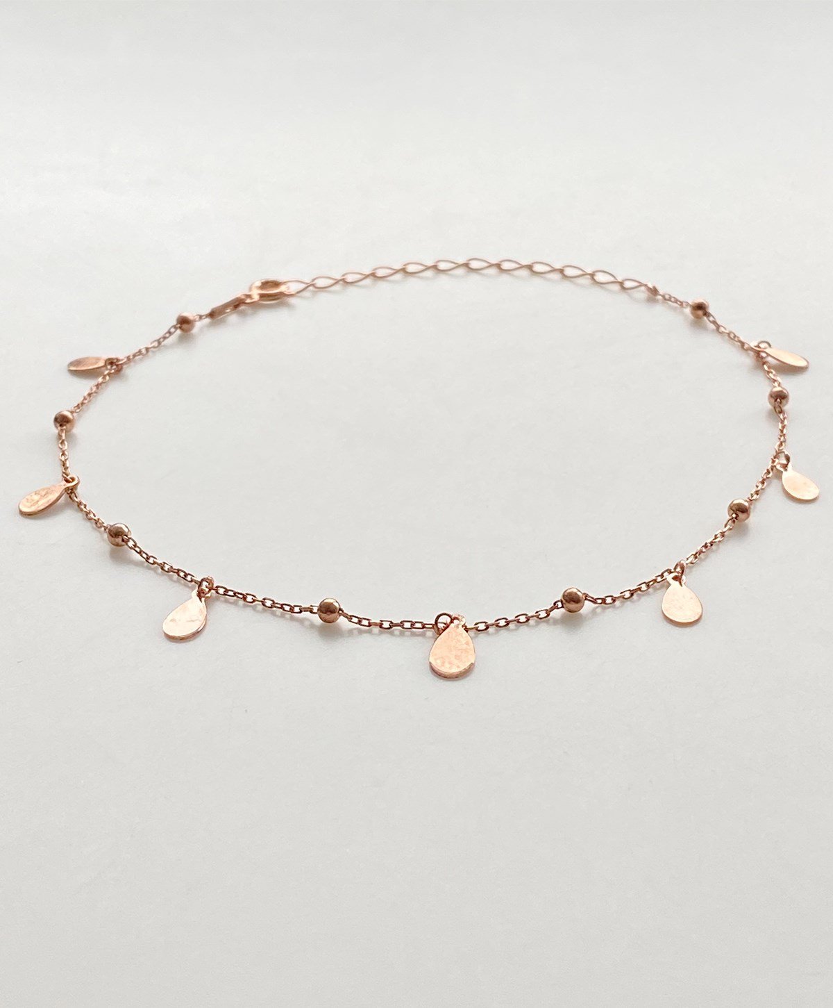 Oval Pul Top Detaylı Gümüş Halhal