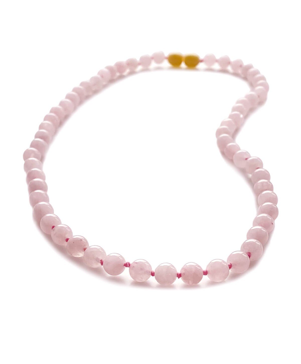 Pembe Quartz Taşı Kolye