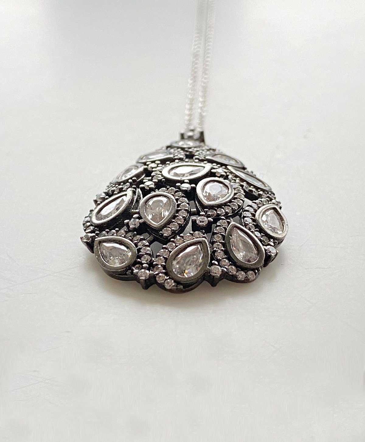 Taşlı Gümüş Kolye