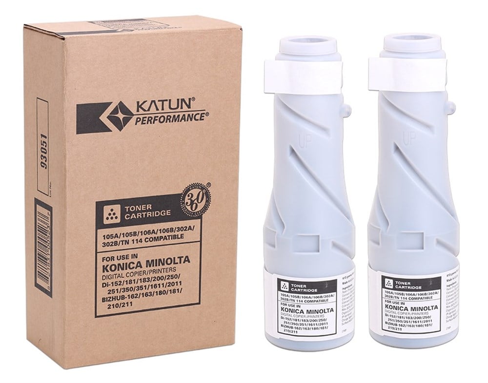20800-Konica Minolta TN-114 Katun Toner 105B-106B-302B-205B Dİ152-162-163-250