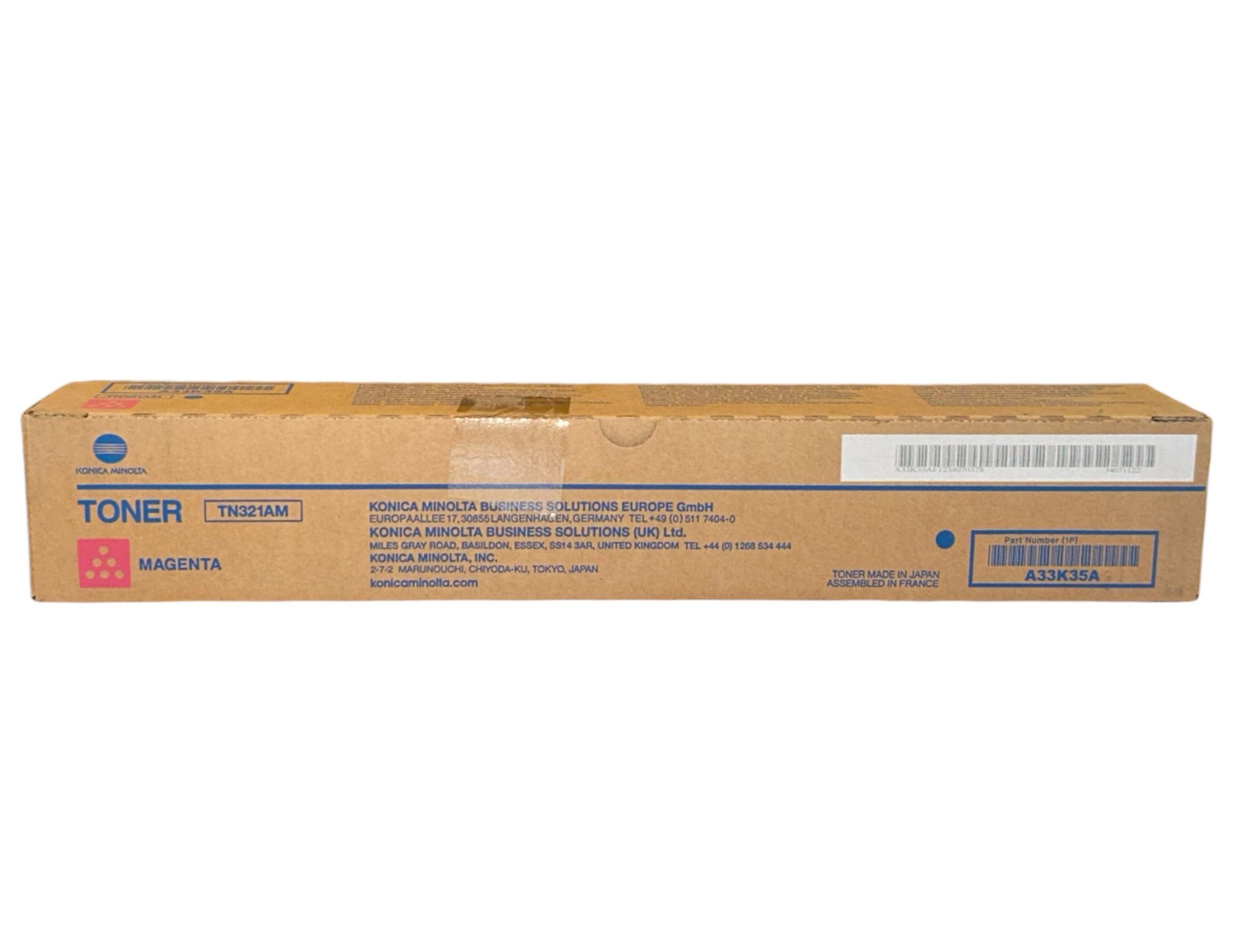 Minolta TN-321 Orjinal Kırmızı Lower Toner Bizhub C-224 C-284 C-364 A33K35G