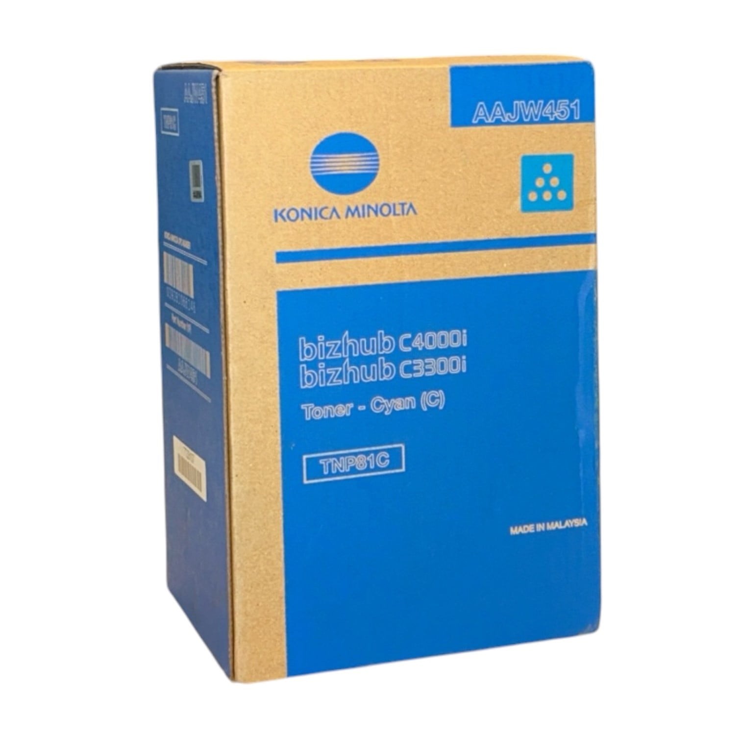 Minolta TNP-81 Orijinal Mavi Toner Bizhub C-3300i C-4000i