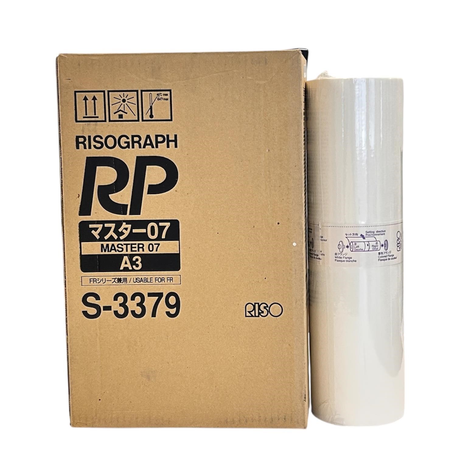 Riso S-3379 Orjinal A3 Master FR-RP 2950 3100 3105 3500 3505 3590 3910 3919