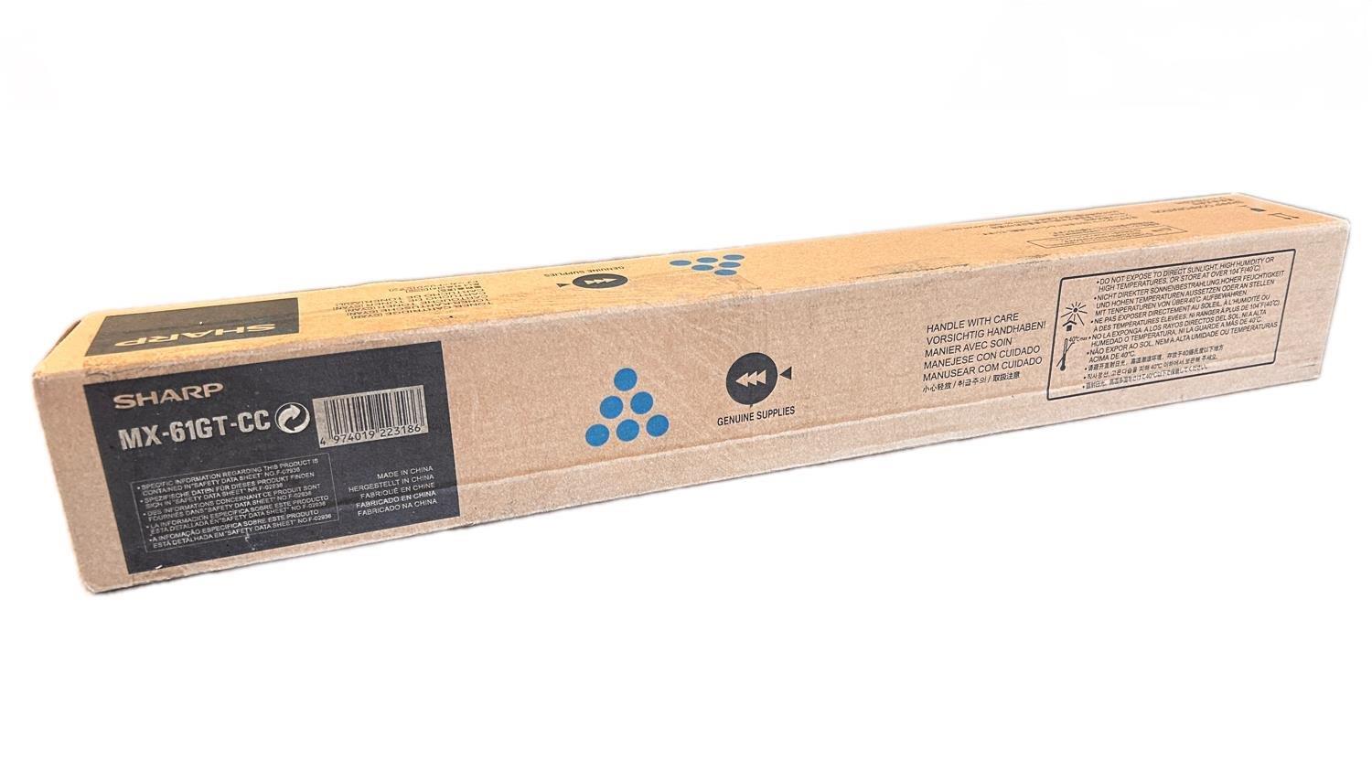 Sharp MX-61GT-CA Orijinal Mavi Toner MX-3060 3070 3570 3061 2651