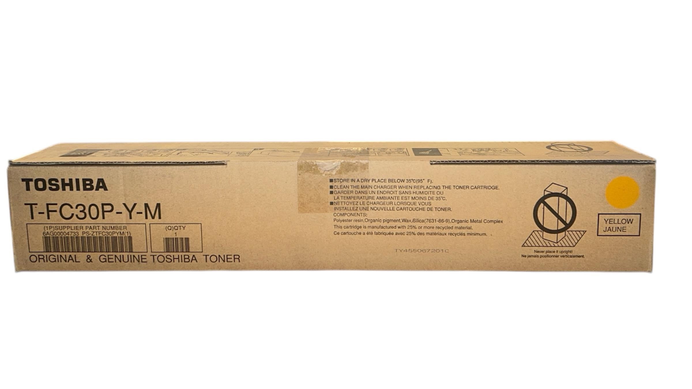 Toshiba T-FC30P-Y-M Orijinal Sarı Toner E-Studio 2050 2550 2051 2551