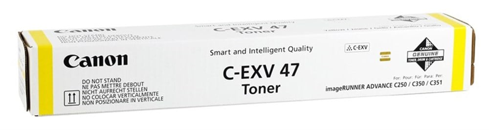 Canon EXV-47 Orjinal Sarı Toner IR-C250i-C350i-C355i (8519B002)