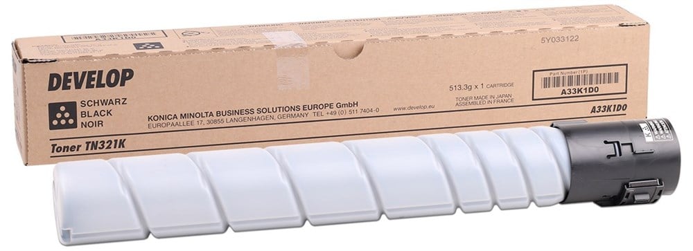 Develop TN-321 Orjinal Siyah Toner İneo +224 +284 +364