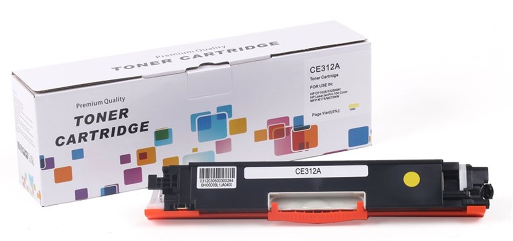 HP CE312A (126A) muadil By Point  Sarı Toner CP1025  CRG 729 - Pro 100
