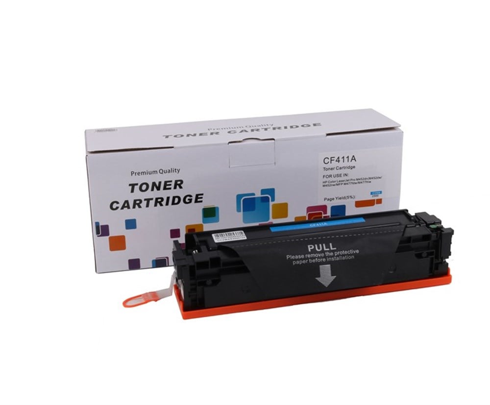 HP CF411A (410A)muadil By Point  Mavi Toner M452-M477 (CF377A-CF378A-CF379A-CF388A-CF389A)