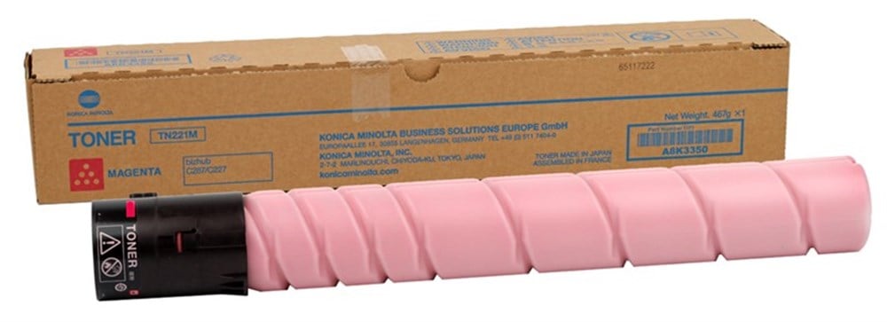 Konica Minolta TN-221 Orjinal Kırmızı Toner Bizhub C227-C287 (A8K3350)
