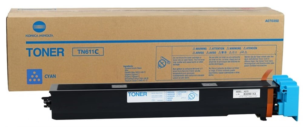 Konica Minolta TN-611 Orjinal Mavi Toner Bizhub C451-C550-C650 (A070450)